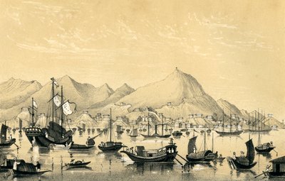 Victoria Town, Hong Kong Island by Unbekannt