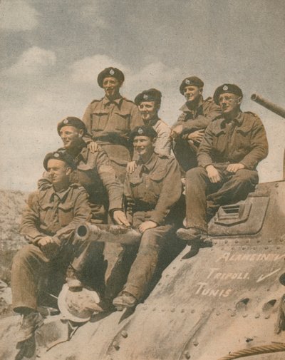 Victors of the Mareth Line, 1943 by Unbekannt