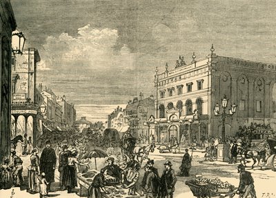 View in the New Cut, 1878 by Unbekannt