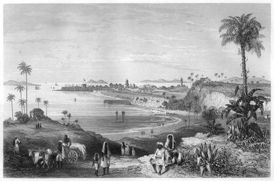 View of Bombay showing the fort by Unbekannt