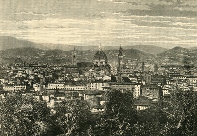 View of Florence from the Belvedere by Unbekannt