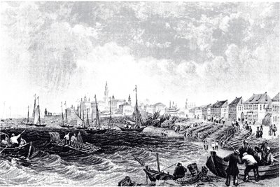 View of Kostroma, ca 1835 by Unbekannt