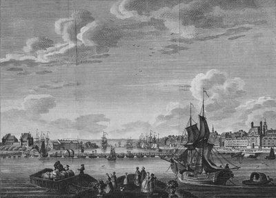 View of Rouen, 1782 by Unbekannt