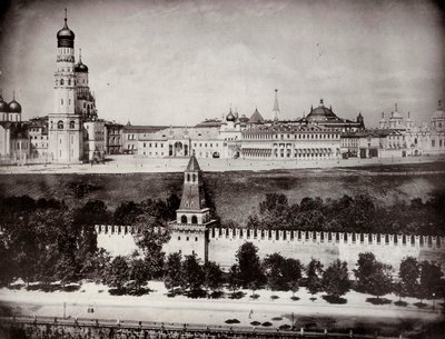 View of the Moscow Kremlin, Russia by Unbekannt