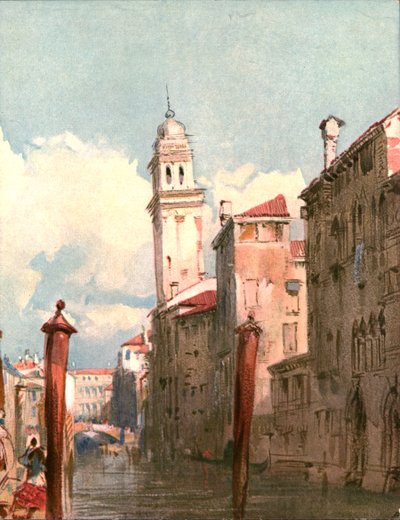 View on a Canal, c1826 by Unbekannt