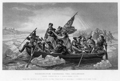 Washington Crossing the Delaware by Unbekannt