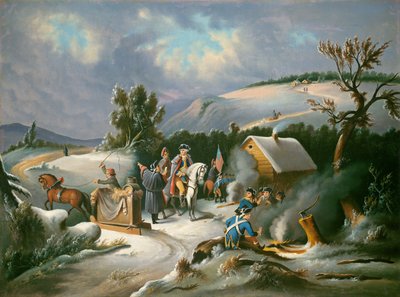 Washington at Valley Forge by Unbekannt