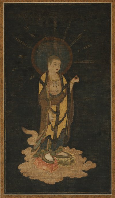 Welcoming Descent of Jizo Bosatsu, 1200s by Unbekannt