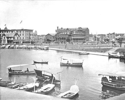 Wesley Lake, Asbury Park, New Jersey, USA, c1900 by Unbekannt