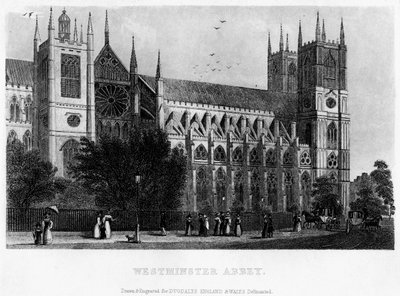 Westminster Abbey, London, 19th Century by Unbekannt