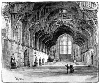 Westminster Hall, London by Unbekannt