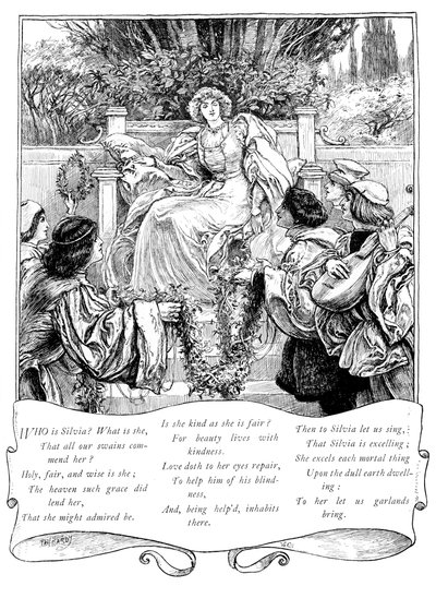 Who is Silvia, 1895 by Unbekannt