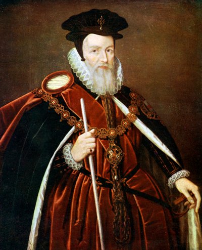 William Cecil, 1st Baron Burghley by Unbekannt