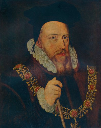 William Cecil, Lord Burghley, 16th century by Unbekannt
