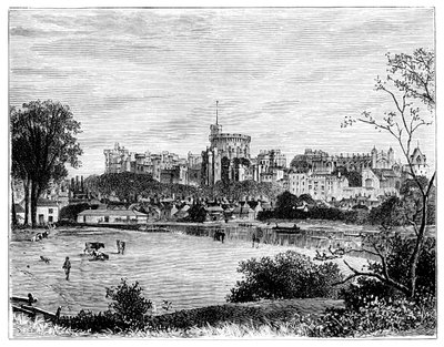 Windsor Castle from Brocas Meadows by Unbekannt