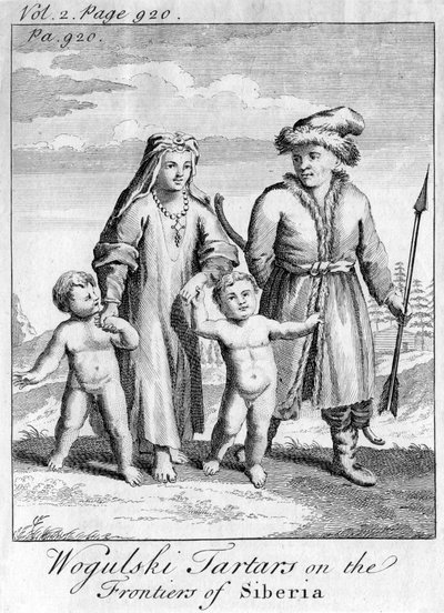 Wogulski Tartars on the Frontiers of Siberia, c1740 by Unbekannt