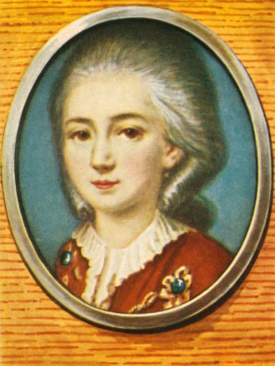 Wolfgang Amadeus Mozart by Unbekannt