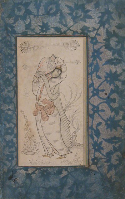 Woman Carrying a Vase, 17th century by Unbekannt