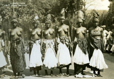 Women Dancers, Sierra Leone, 20th Century by Unbekannt