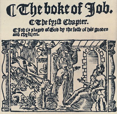 Woodcut from the Great Bible, 1539 by Unbekannt