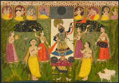 Worship of Shri Nathji by Unbekannt