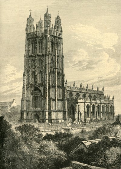 Wrexham Church, 1898 by Unbekannt