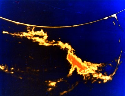 X-ray image of a solar flare by Unbekannt