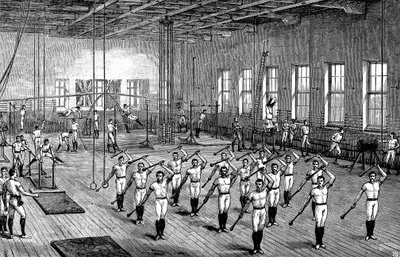 YMCA Gymnasium, Longacre, London, c1888 by Unbekannt