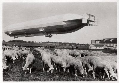Zeppelin LZ8 Deutschland II, Schwaben, Germany by Unbekannt