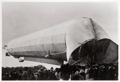 Zeppelin LZ 5 at Goeppingen, Germany, 1909 by Unbekannt