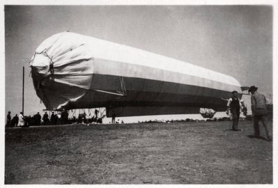Zeppelin LZ 5 at Goeppingen, Germany by Unbekannt