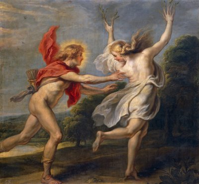 Daphne and Apollo by Unbekannt Unbekannt
