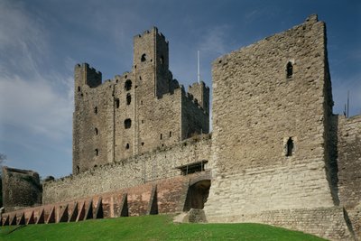 Exterior view, Rochester Castle, Kent by Unbekannt Unbekannt