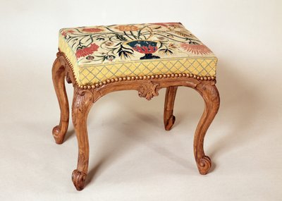 Louis XV Stool in Provincial Style by Unbekannt Unbekannt