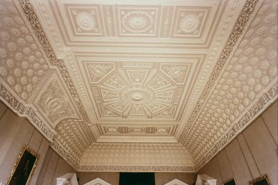 Saloon ceiling, Claydon House, Buckinghamshire, c.1768 by Unbekannt Unbekannt