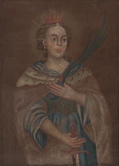 St. Catherine of Alexandria by Unbekannt Unbekannt
