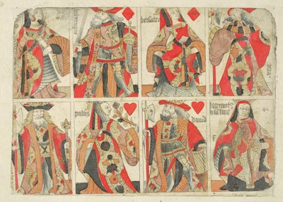 Uncut Playing Cards, Late 18th century by Unbekannt Unbekannt
