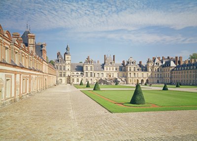 White Horse Courtyard, Palace of Fontainebleau by Unbekannt Unbekannt