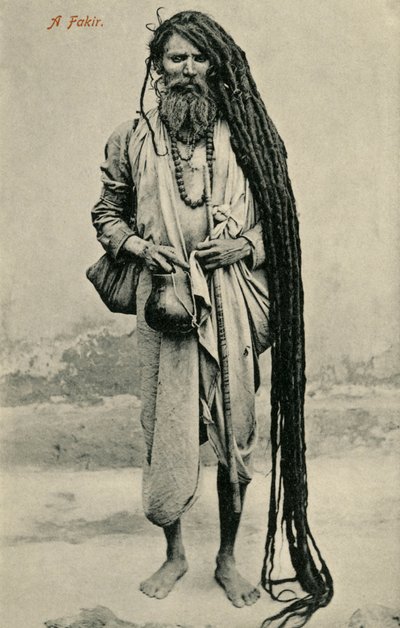 A Muslim Fakir, India by Unbekannter Künstler