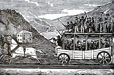 A Horse-Drawn Carriage by Unbekannt