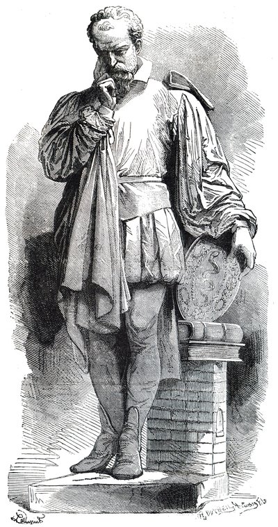 A Statue of Bernard Palissy by Unbekannt