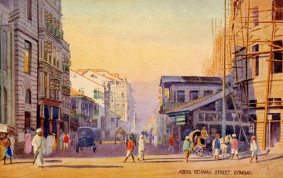 Abdul Rehman Street, Mumbai (Bombay) by Unbekannter Künstler