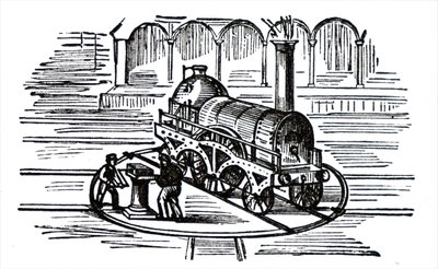 An Engine Turntable by Unbekannt