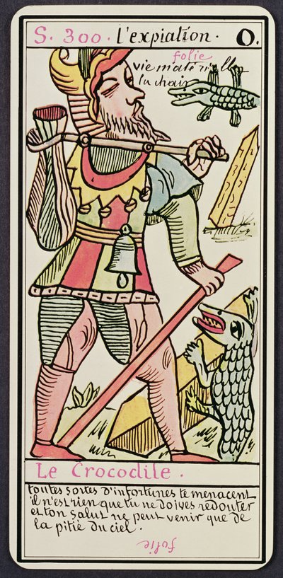 Atonement, tarot card, French by Unbekannt
