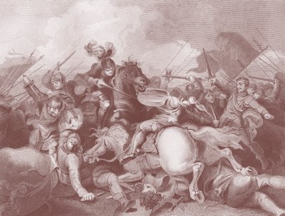 Battle of Bosworth Field by Unbekannter Künstler