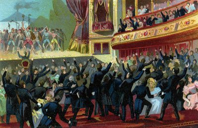 Belgian Revolution of 1830 by Unbekannter Künstler