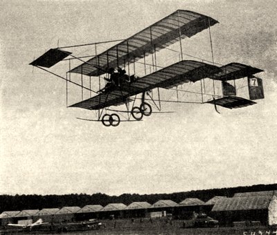 Biplane, early 20th century by Unbekannter Künstler