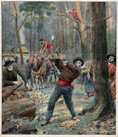 Lumberjacks by Unbekannt