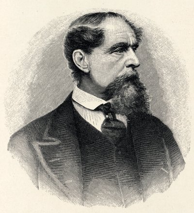 Charles Dickens - Portrait by Unbekannter Künstler