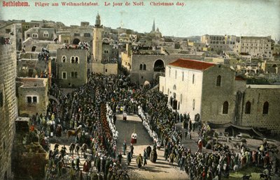 Christmas Day in Bethlehem by Unbekannter Künstler
